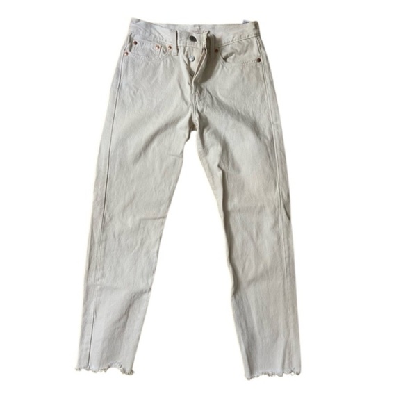 Levi’s Wedgie Fit Womens Premium Jeans 28x29 White - Picture 1 of 8